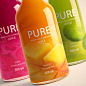 Pure :  Design: Azadeh Gholizadeh  Location: Iran  Project Type: Produced  Product Launch Location: Iran  Packaging Contents: Juice  Packaging Subs...