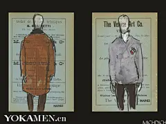 文艺又优雅 时装插画展示秋冬男装魅力