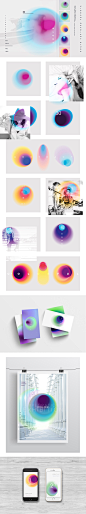 Vibrant gradient blurs - Textures - 1