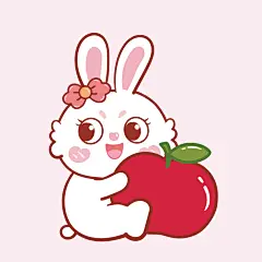 蜜糖兔表情包-16