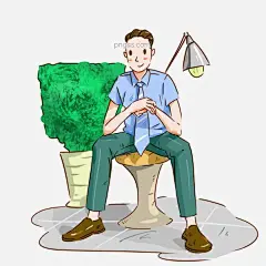 等待面试人物插画图片大小2000x2000px 图片尺寸1.13 MB 来自PNG搜索网 pngss.com 免费免扣png素材下载！插画#灯饰#卡通手绘#绿植盆栽#企业招聘#人才招聘#台灯装饰#招贤纳士#