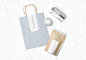 平面vi设计提案logo展示包装盒瓶子纸袋智能贴图样机PSD模板素材-淘宝网