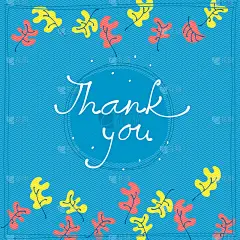 谢谢您的卡片设计模板。简单的贺卡优雅的便条标签。感恩节的象征符号