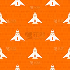 式样,火箭,宇航员,几何形状,概念,迅速,图像,矢量,分离着色,重复