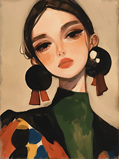 赏……采集到时尚插画