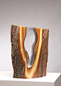 Wood & Glass Sculptures by Scott Slagerman – Inspiration Grid | Design Inspiration #art #artist #artwork #sculpture #glass #glassblowing #wood #woodworking #inspirationgrid