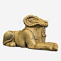 实物拍摄古埃及神兽羊头狮身石像高清素材 古埃及 石像 神兽 羊头狮身 免抠png 设计图片 免费下载