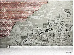 个性复古砖纹装饰做旧砖墙酒吧壁画水泥餐馆休闲吧烧烤店壁纸墙纸-淘宝网