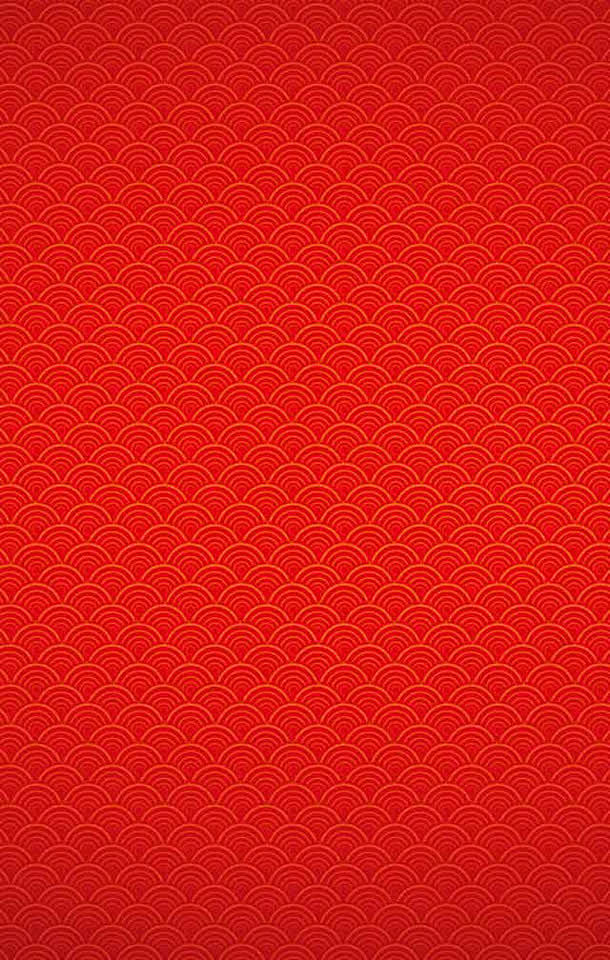 红色祥云朵朵的背景