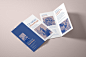 10款两折页小册子样机模板 DL Bifold Brochure Mockup Set插图(3)