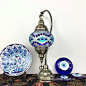 Turkish mosaic table Lamp vintage art deco Handcrafted lamparas de mesa  mosaic Glass romantic bed light lamparas con mosaicos