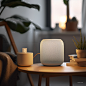 AI绘画_Prompts_brian30_A_speaker_sits_on_a_table_in_the_living_room_at_home._T_10c59979-fba6-4774-a663-7d56332ae7f4_xpanx.com