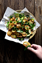 Potato Chips Herb Salad