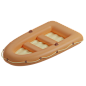 Inflatable Boat 3D Illustration