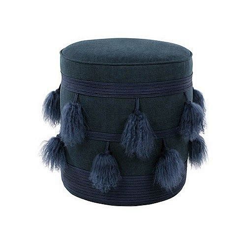 V Rugs & Home Mia Pouf zincdoor