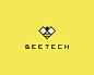 Beetech标志  蜜蜂logo 昆虫 抽象 技术 互联网 钻石 商标设计  图标 图形 标志 logo 国外 外国 国内 品牌 设计 创意 欣赏