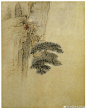  清 石涛 《黄山图册》① 】册页（共二十一开），纸本设色，34.5×20.8cm×21，北京故宫博物院藏。画黄山各处风景，虽无标题，但从景物可知何处，如莲花峰、蒲团松等。画家以水墨和设色去描绘黄山的姿态，从意象写生去观察表现心中黄山的美。用笔构图，显得漫不经意，皴法用笔，或长或短，不拘一格，灵活多变，取景构图则贴近于生活原形，目之所遇，随手拈来，笔随心转，不求完美