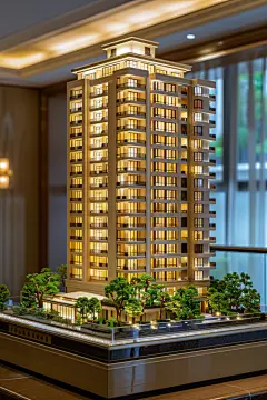 住宅小区售楼中心模型沙盘