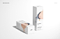 Tall Box Mockups 7款长方形纸盒产品包装盒设计贴图ps样机素材国外设计模板_UIGUI