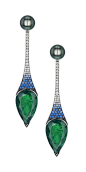 Gemfields, ethically mined emerald, earrings #earrings #jewelry #gems... breathtaking: