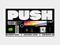 PUSH  //  poster series