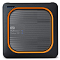 Western Digital My Passport - Disco duro externo, Wireless SSD, 500 GB, color negro y rojo