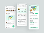 Donation iOs App app clean donate fireart gradients ios light money send ui ux