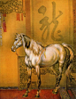 工笔画欣赏--乾隆八骏图