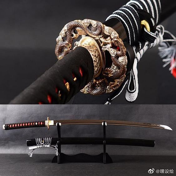 武士刀格太漂亮画画参考年轻人怕来自嘿设绘微博