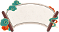 国潮扇面素材png