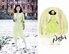 当插画照进现实：Nancy-Zhang的时尚世界 - 插画 - 慢生活资讯 - 慢时间
