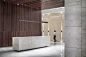 Reception counter at China Square Central, Singapore by DP Design