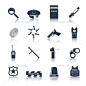 警察图标设置黑色——Web元素矢量Police Icons Set Black - Web Elements Vectors商业、帽、收集、电脑、犯罪、刑事、部门、指纹,部队,枪,图标,互联网,正义,法律,法律、线、放大镜、手机、电话、象形图,警察、保护、安全、服务、集,标志,社会媒体,特别,状态,象征 business, caps, collection, computer, crime, criminal, department, fingerprint, forces, gun, icons, in