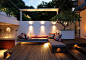 back deck awesome lighting and use of space #garden #yard #deck: 