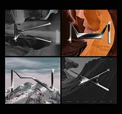 科技未来！26款质感字母字体设计