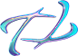 千禧Y2K酸性风格全息霓虹渐变霓虹3D立体艺术抽象图形PNG免抠素材