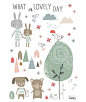 lovely day wall stickers...: 