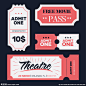 复古戏剧和电影票