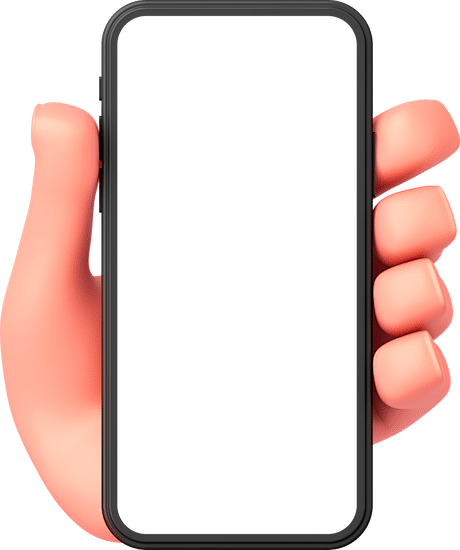 3D Hand Holding Blac...