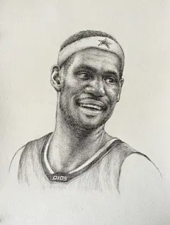 插画#NBA#头像#LBJ 詹姆斯