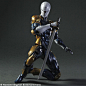 SquareEnix PLAYARTS 合金装备 赛博格忍者灰狐可动人偶全新盒装-淘宝网