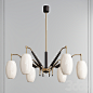                                                                                                             Stilnovo style chandelier
                                                    