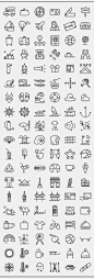 Fully scalable stroke icons, stroke weight 3.5 pt. Useful for mobile apps, UI and Web.: 