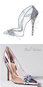 迪士尼与9位著名设计师跨界合作设计的真实版水晶鞋