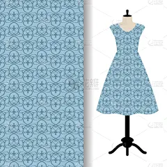 纺织品,式样,连衣裙,青绿色,创造力,华丽的,高雅,人造模特,装饰