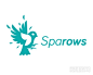 Sparrow鸟logo设计欣赏