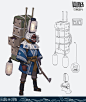 Rong Chen's submission on Feudal Japan: The Shogunate - Character Design : Challenge submission by Rong Chen