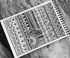 画xin_美美采集到线描绘画