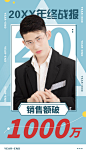 明星代言年终盘点销售喜报战报人物海报娱乐