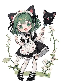 #人设 #设子 #立绘 #Ai绘画 #MewXAI 此图片由@MewXAI 制作生成。#二次元 #插画 #壁纸 #可爱 #萌妹 #插画分享